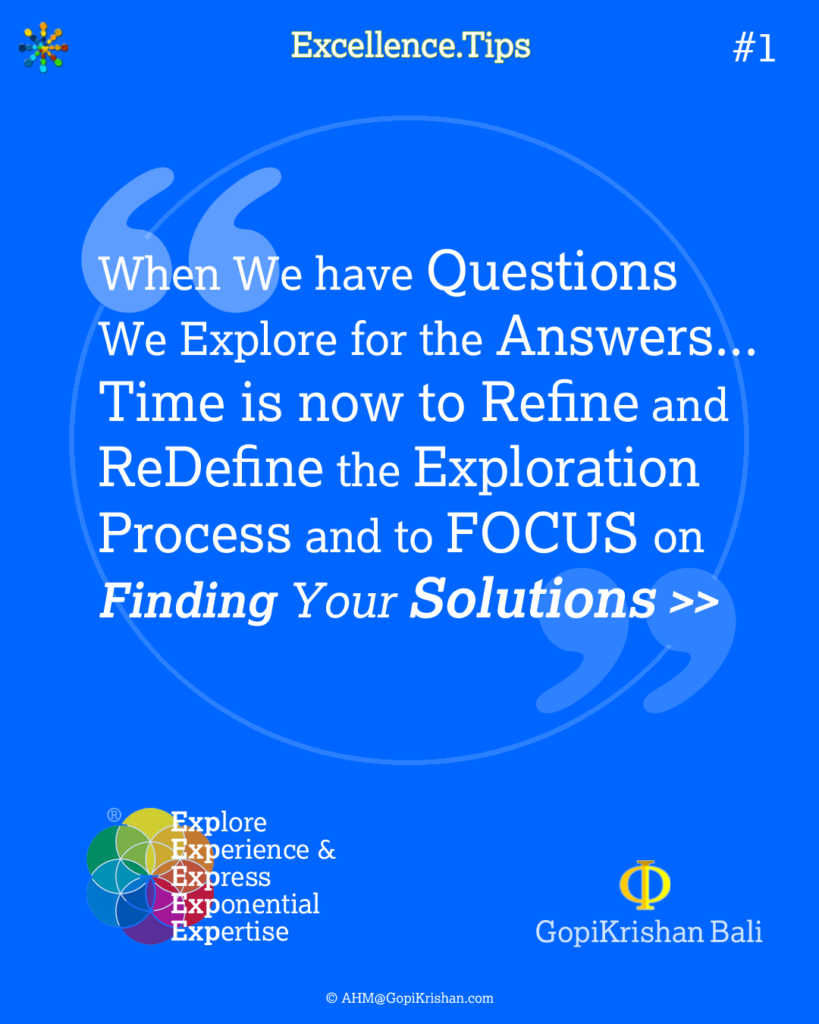 The 100x Excellence Tips Master Series for Work & Life - Excellence.Tips#1